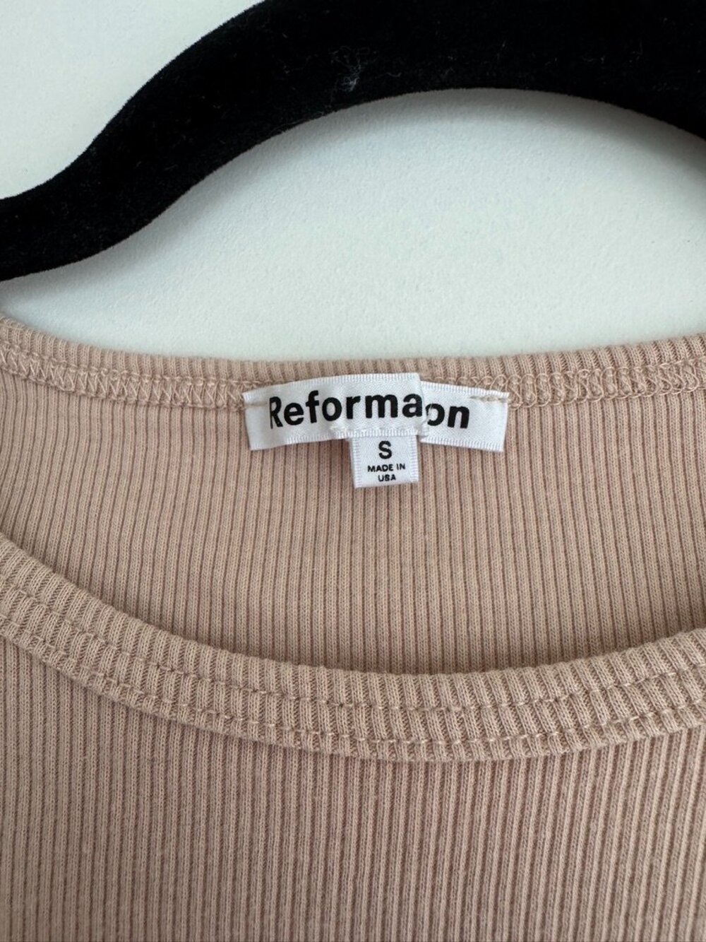 Reformation Muse Tee in Sand - Picture 5 of 6